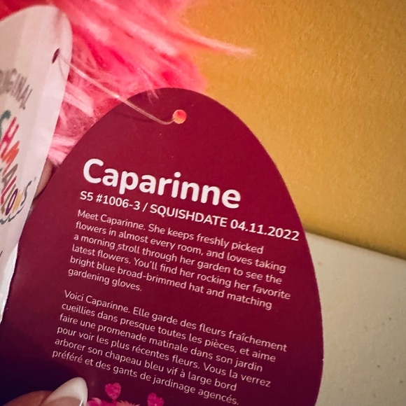 Nwt Caparinne the Valentine’s Day Bigfoot 5” Squishmallows - Picture 4 of 6